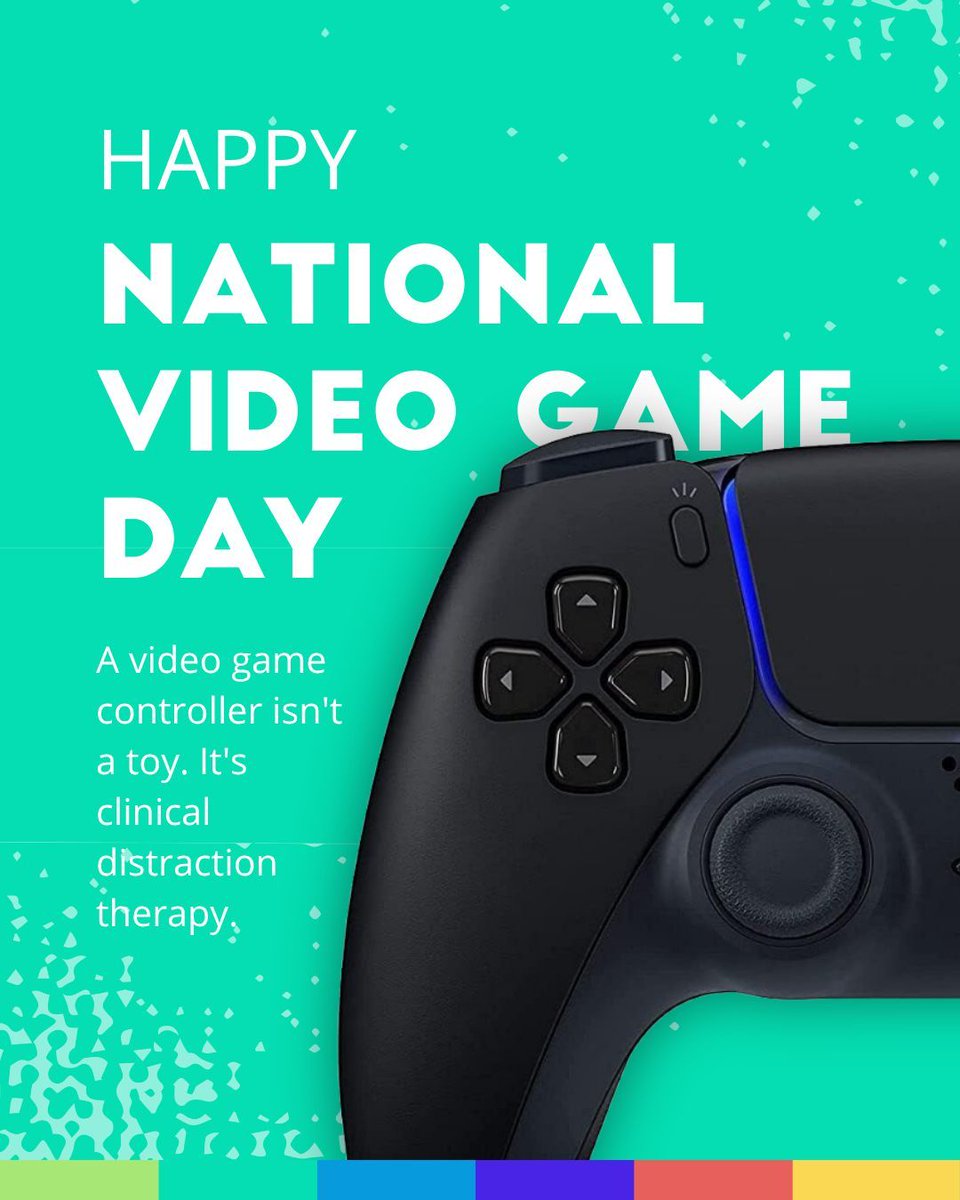 GamesForLoveorg's tweet photo. For a hospitalized child, a video game controller isn't a toy. It’s a lifeline. It's the moment fear is replaced by a quest, &amp; pain is pushed out by play. On #NationalVideoGameDay, we aren’t celebrating pixels; we’re celebrating the documented data behind pediatric gaming therapy https://t.co/aWNdRLK7d2