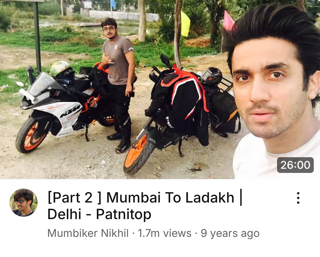 YouTubeIndia's tweet photo. it's 2016, the day isn't complete without Nikhil’s vlog, life's good 🥰 https://t.co/WDZV2BWisN