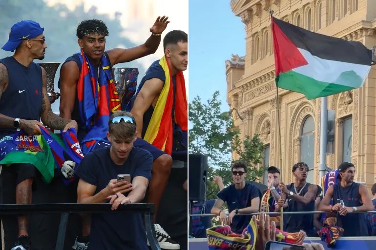 3ev's tweet photo. لامين رفع علم فلسطين وصارت في توجيهات ضده من الاعلام الصهيوني 🇵🇸

وينك يا شبيح المنتهي ليش وقفت ضد لامين 😌👌🏽

تناقضاتهم لم ولن تنتهي 🐄🇵🇹 https://t.co/cji47No9Ut