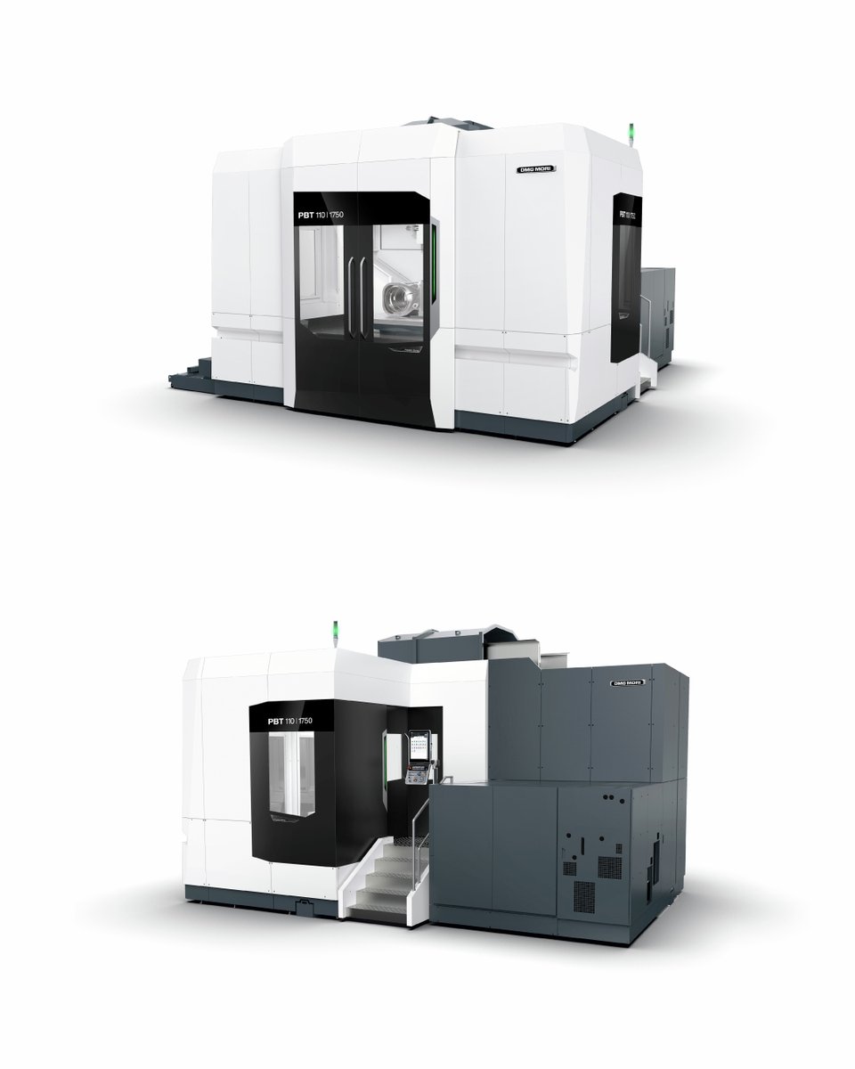 dmgmorijapan's tweet photo. PBT Series: High-Rigidity Horizontal Boring Machining Centers for Large Workpieces
〜大型ワークを高精度に加工する横中ぐりマシニングセンタ「PBTシリーズ」〜
.
DMG MORIグループのDMG MORI Precision Boring@dmgmoripbは、新潟県長岡市を拠点に80年以上の歴史を持つ横中ぐりマシニングセンタのリーディングカンパニーです。長年培った精密加工技術と品質で、多様な産業を支えています。
.
「PBTシリーズ」は、これまでKBTシリーズとして多くのお客様からご好評いただいていた横中ぐりマシニングセンタです。中ぐり軸（W軸）を繰り出すことで干渉を避けながら、大型ワークの深部や深穴加工を高精度かつ高効率に行います。大きな加工範囲と、汎用的なマシニングセンタを上回る剛性とトルクを持ち、重切削と多彩な加工を可能にします。
.
主軸は、外側のフライス主軸と内側のボーリング主軸を一体で回転させる2重構造を採用。大径ベアリングによる3点支持により高い剛性と減衰性を実現しています。
.
操作パネルはDMGMORI製のERGOlineX with CELOS Xを採用しています。大画面のタッチパネルと押しやすいハードウェアボタンを組み合わせることで、従来機よりも操作性を向上させています。また、旋削加工や計測プログラムをスムーズに作成できるDMG MORIテクノロジーサイクルにも対応しています。
.
PBTシリーズの紹介ページはこちら：
https://t.co/KG2vAplsNb