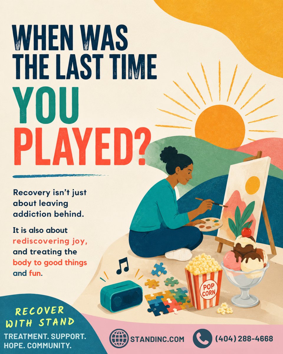 wearestandinc's tweet photo. Wednesday is Be a Kid Again Day! 🎈 Rediscover joy and healing. Play, laugh, and start your recovery journey today! @gaca.org @GeorgiaDBHDD #Recovery #GeorgiaRecovery https://t.co/3RHYk3mTjd https://t.co/9R5fhQTsnW