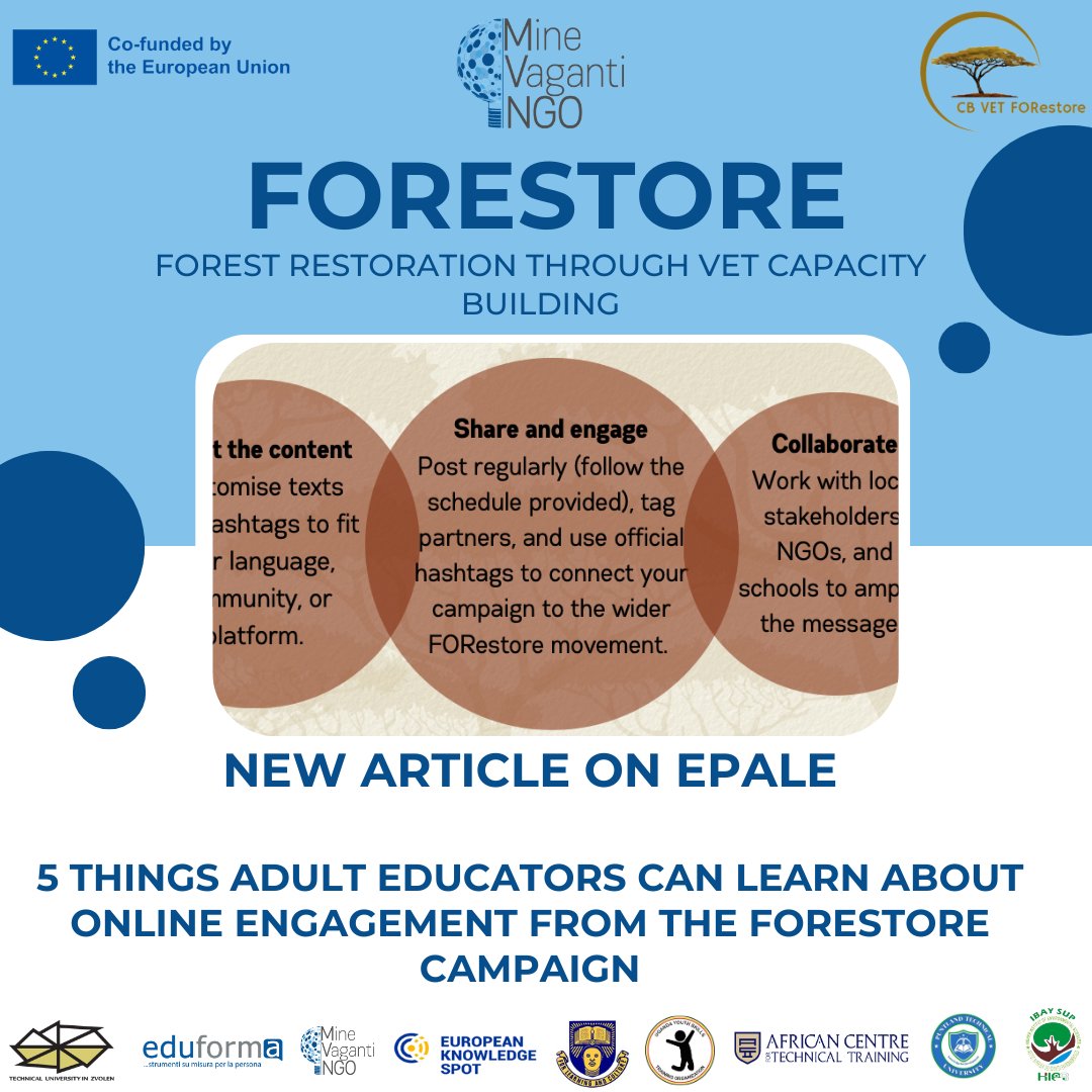 MineVagantiNGO's tweet photo. What can a social media campaign teach an adult educator? Quite a lot, it turns out. 
  
👉 Read the full article here: https://t.co/OWHV1lHDxa 

#MVNGO  #ErasmusPlus https://t.co/jQMw0B6Cyd