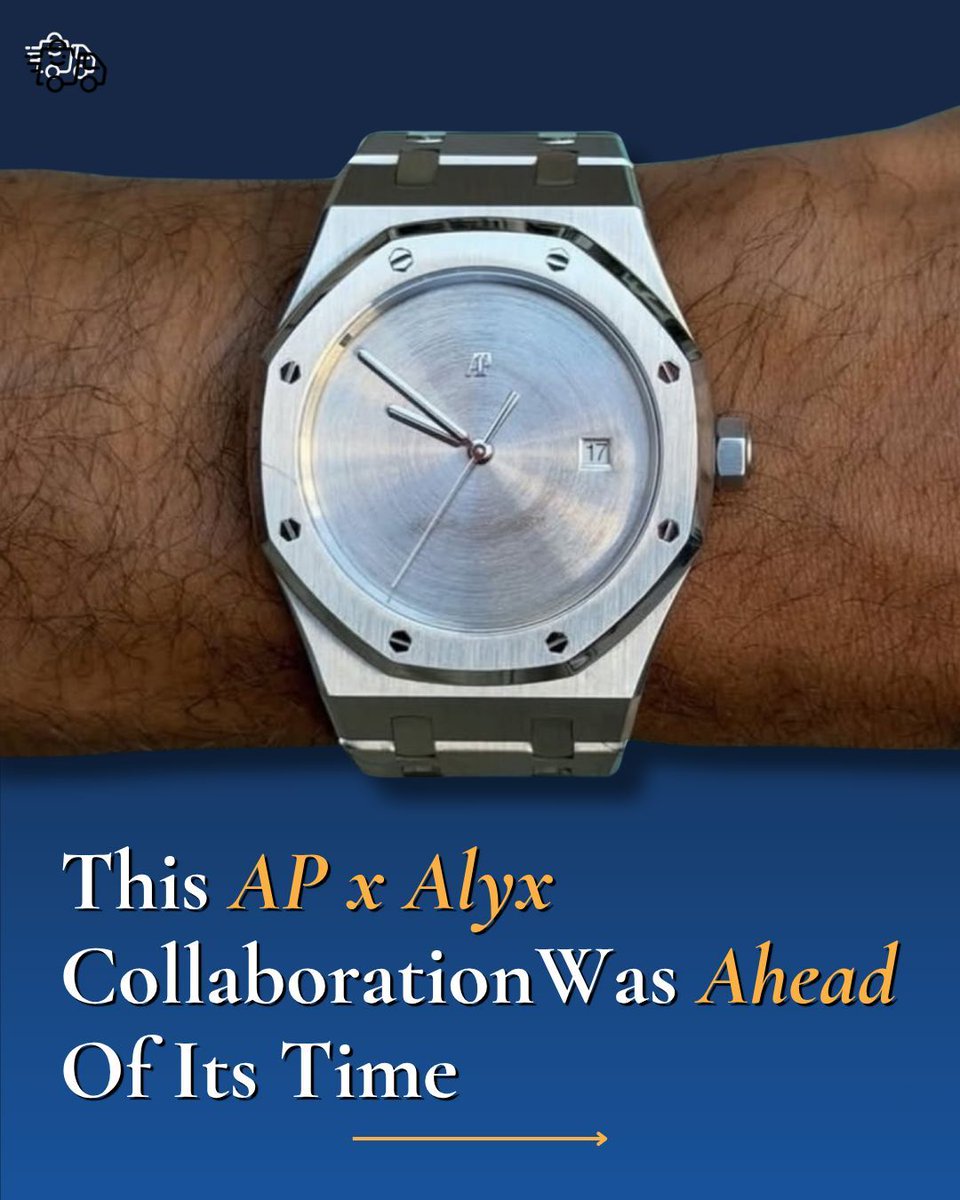 wecarrybags's tweet photo. Most watch collaborations age badly.

The 2019 Audemars Piguet × Alyx collection is one of the few that still feels genuinely modern.

Royal Oak DNA paired with Matthew Williams' industrial design language was a combination that simply worked.

#AudemarsPiguet #RoyalOak #ALYX https://t.co/G3llo4U2Dl