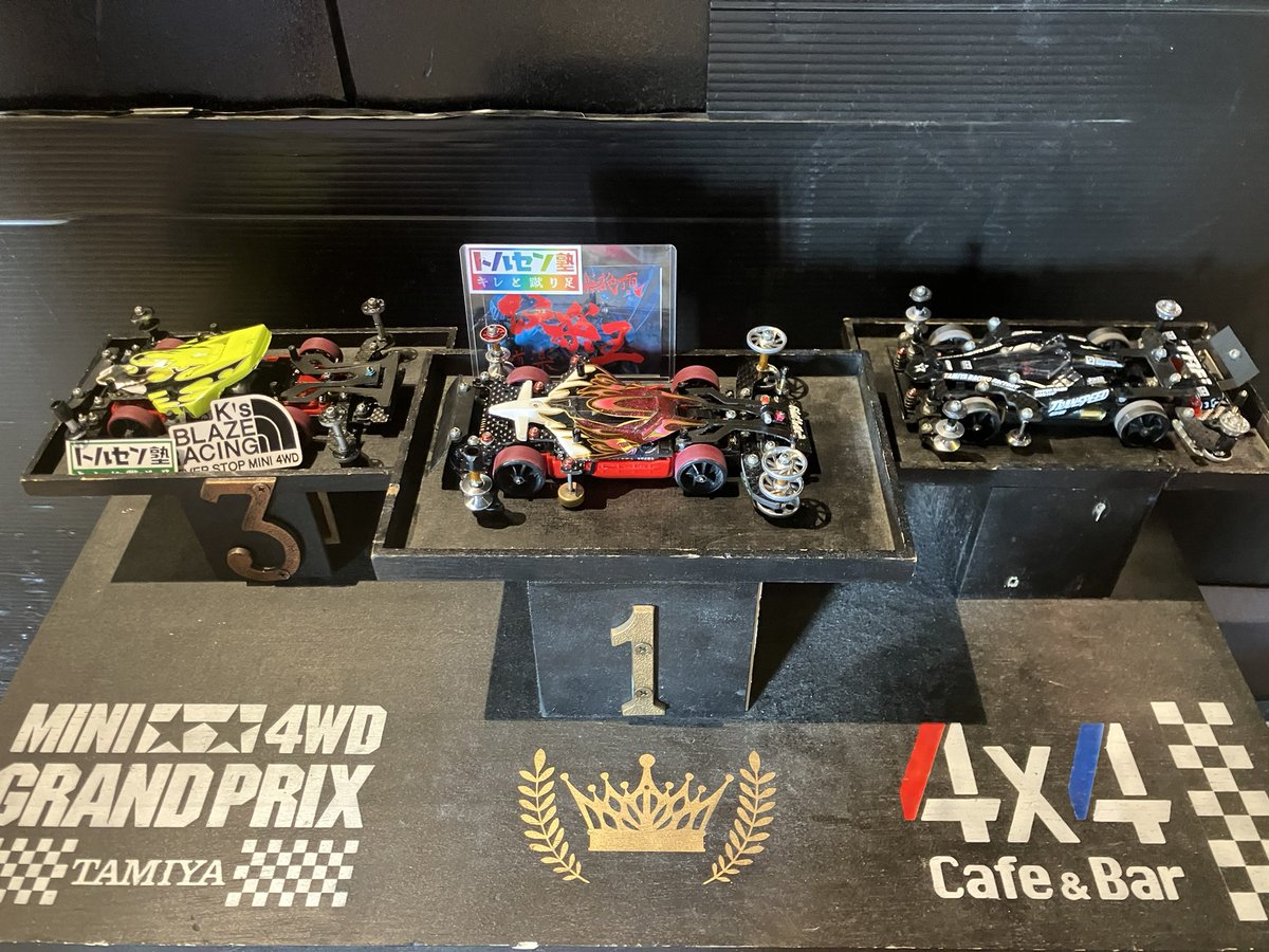 mini4wd4x4's tweet photo. サボリーマン遠方からもご来店ありがとうございました😄

HD
優勝・マークン
2位・げっちさん
3位・DDBさん

オープン
優勝・マサさん
2位・金太郎さん
3位・タモさん

延長戦・げっちさん

皆さまおめでとうございます🎉

次は金曜ナイトです🫡

#mini4wd
#4ばいっ https://t.co/1ICCvSmwHZ