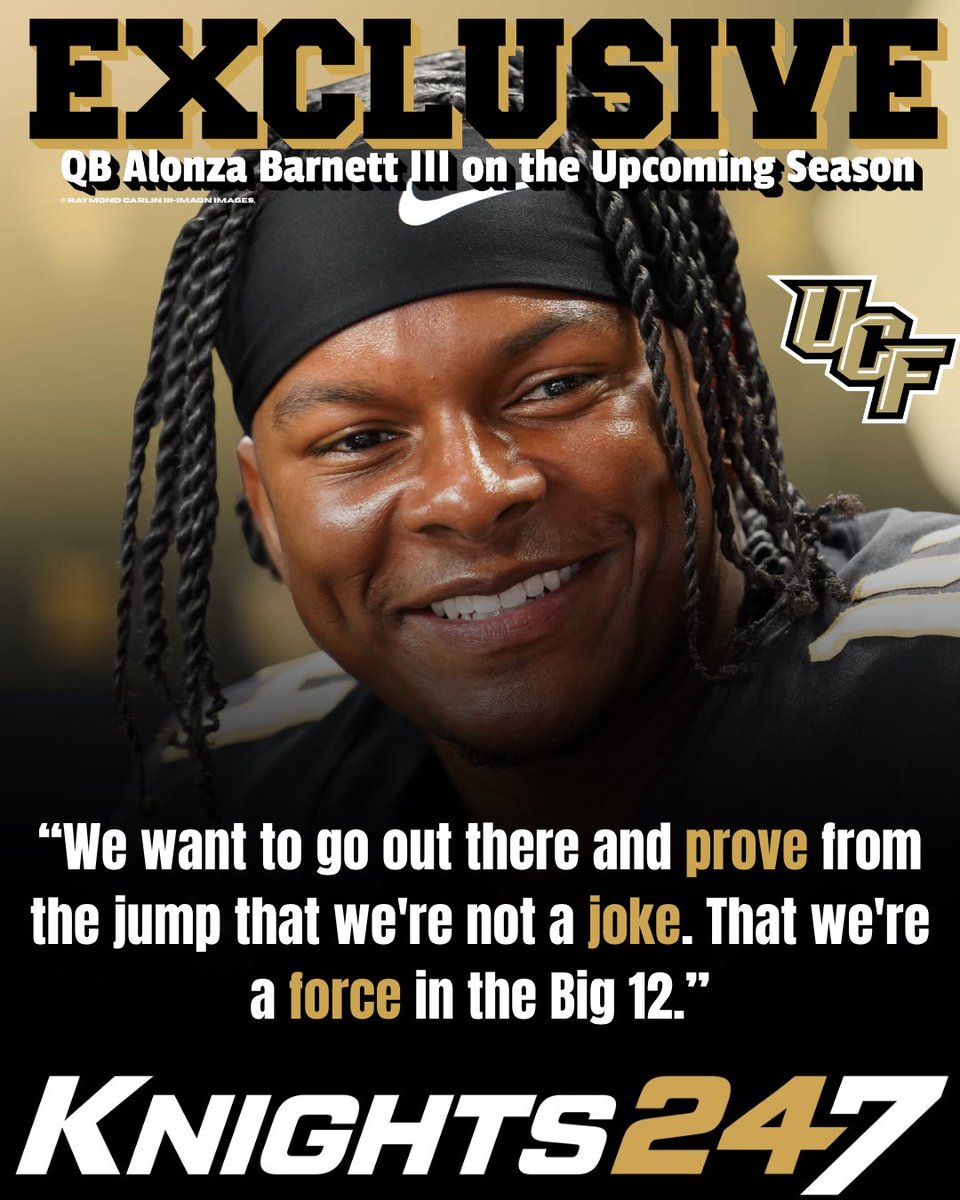 Andrew_Cherico's tweet photo. #UCF @Knights247 AC Exclusive: 

No one has higher standards for Alonza Barnett III this season than himself. 

In a one on one conversation, Barnett expressed his desire to win and prove to the world UCF has what it takes to compete with the best.

Read Here: https://t.co/02TSeL4pYV