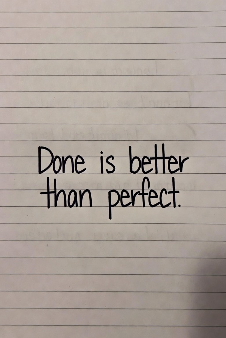 gianthologist's tweet photo. Done is better than perfect. Ship it.
Improve it later.
What are you shipping this week? 👇
#DoneIsBetter https://t.co/bf1dbxno3i