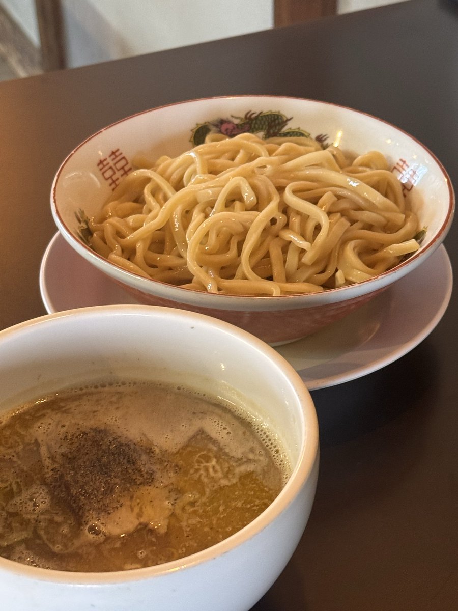 明日7/9の営業は 昼 通常営業 夜 限定A 【鶏と豚の白醤油つけ麺