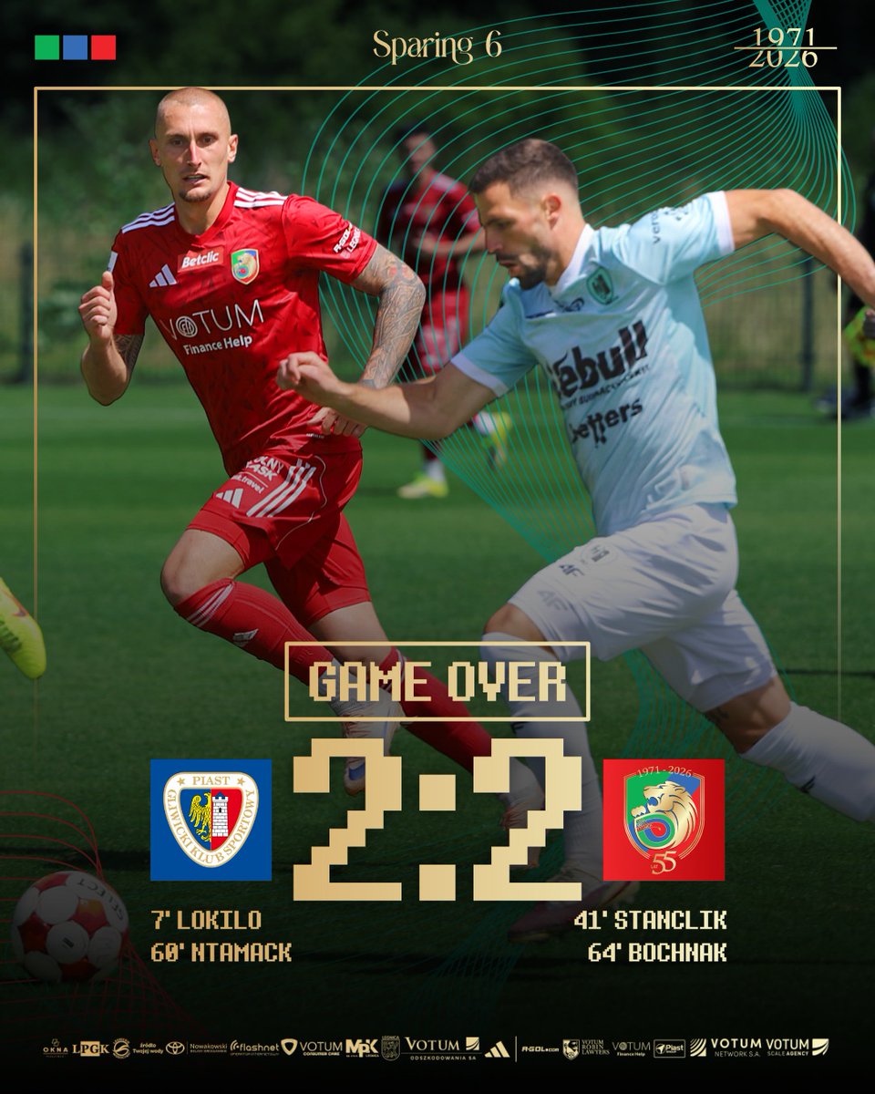 MiedzLegnica's tweet photo. Cenny remis z występującym w PKO BP Ekstraklasie Piastem Gliwice ⚽️
---
Piast Gliwice 2⃣:2⃣ Miedź Legnica
#PIAMIE https://t.co/rKnyWoMpAZ