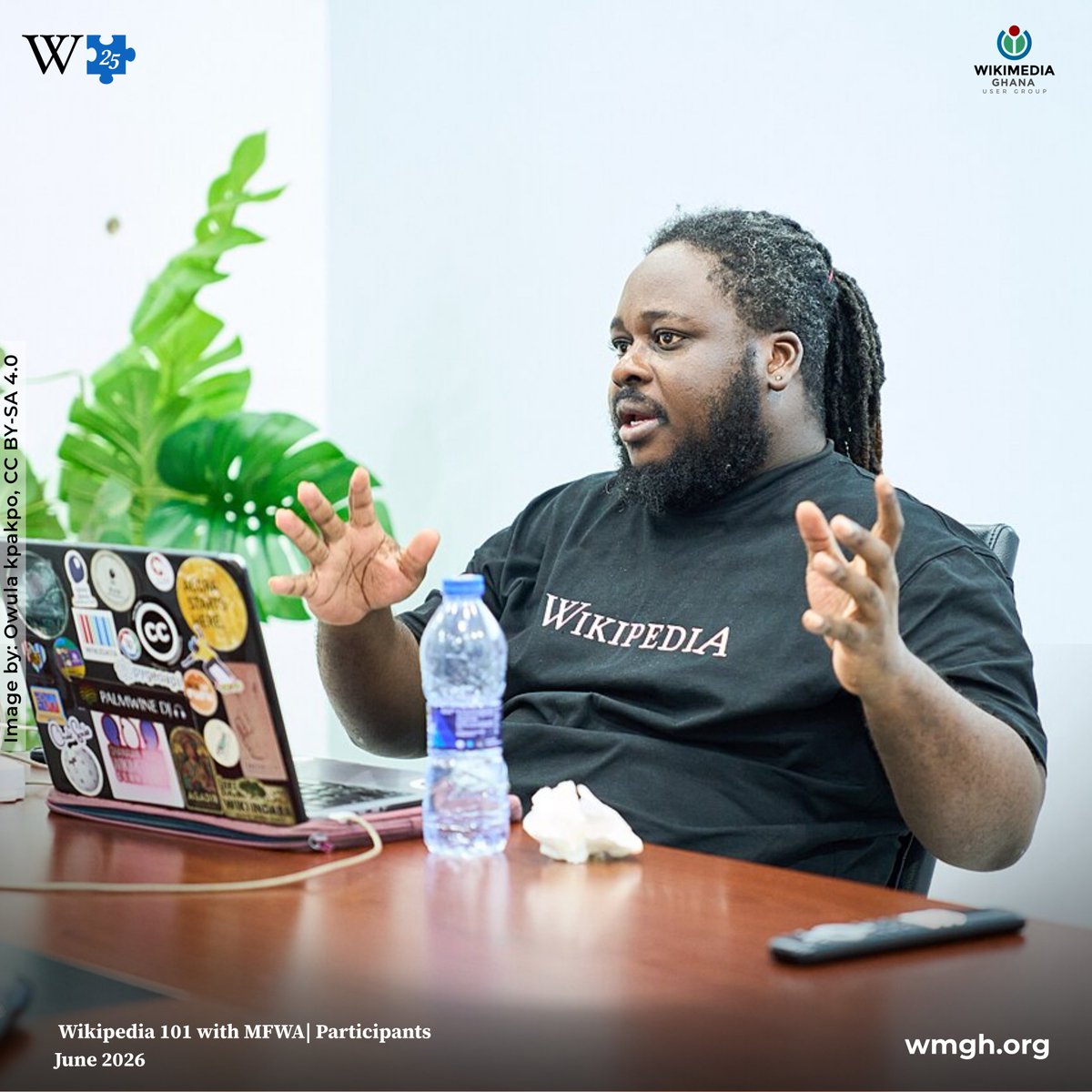 WikimediaGH's tweet photo. Under our Knowledge Equity Fund Connected Grant, we hosted a follow-up English Wikipedia 101 workshop with our grant partner, Media Foundation for West Africa (MFWA).

We will continue to support MFWA to build the skills to bring their work on to Wikimedia projects. https://t.co/zq0qUUhMjE