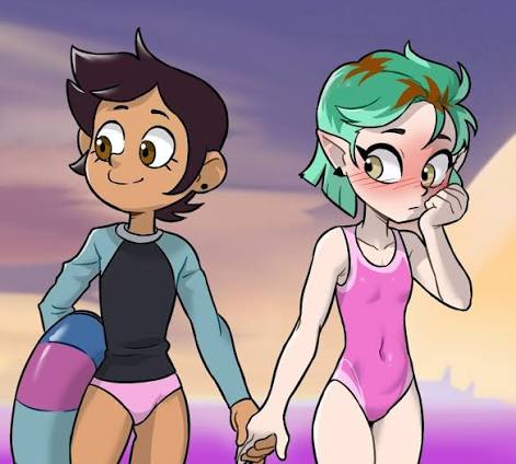 Vaggie_f's tweet photo. @Ruben79456786 Luz🤎:Nada madam jsjs♡

Amity💟:Claro linda, solo vemos la playa jsjs♡

*diria la pareja algo sonrojada mientras miraban al otro lado* https://t.co/GvH4TPb9w9