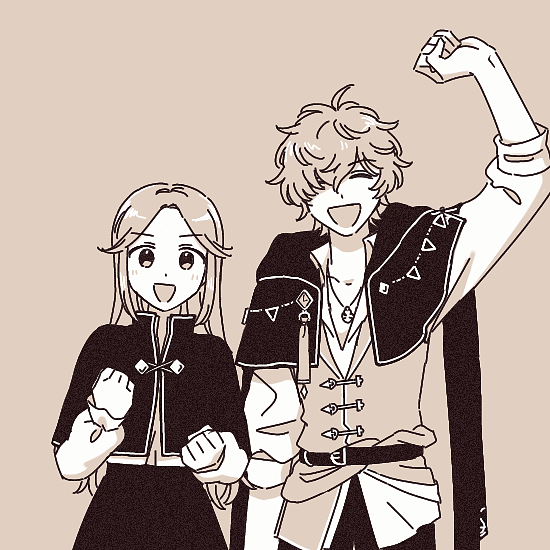 wak28119's tweet photo. この二人どっちもグーチョキパーで言うならグーのイメージある（？） https://t.co/BR0icRoYks