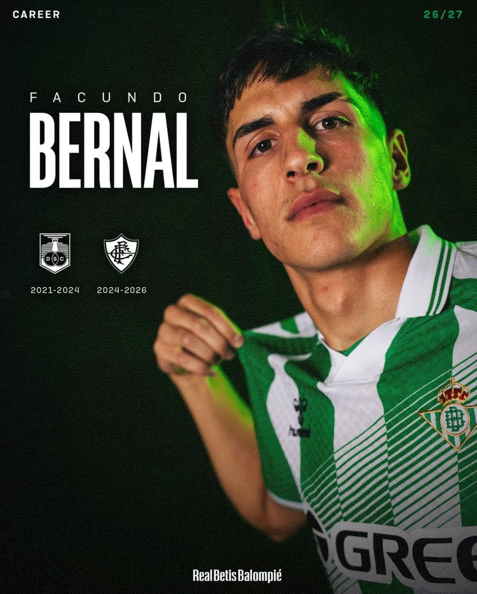 GxldeMagisco22's tweet photo. ✍🏼 Primeros dos fichajes del Real Betis 2026/2027 en su vuelta a Champions.

Paso a paso. Confianza plena en Manu Fajardo. https://t.co/K4oepcpBVQ
