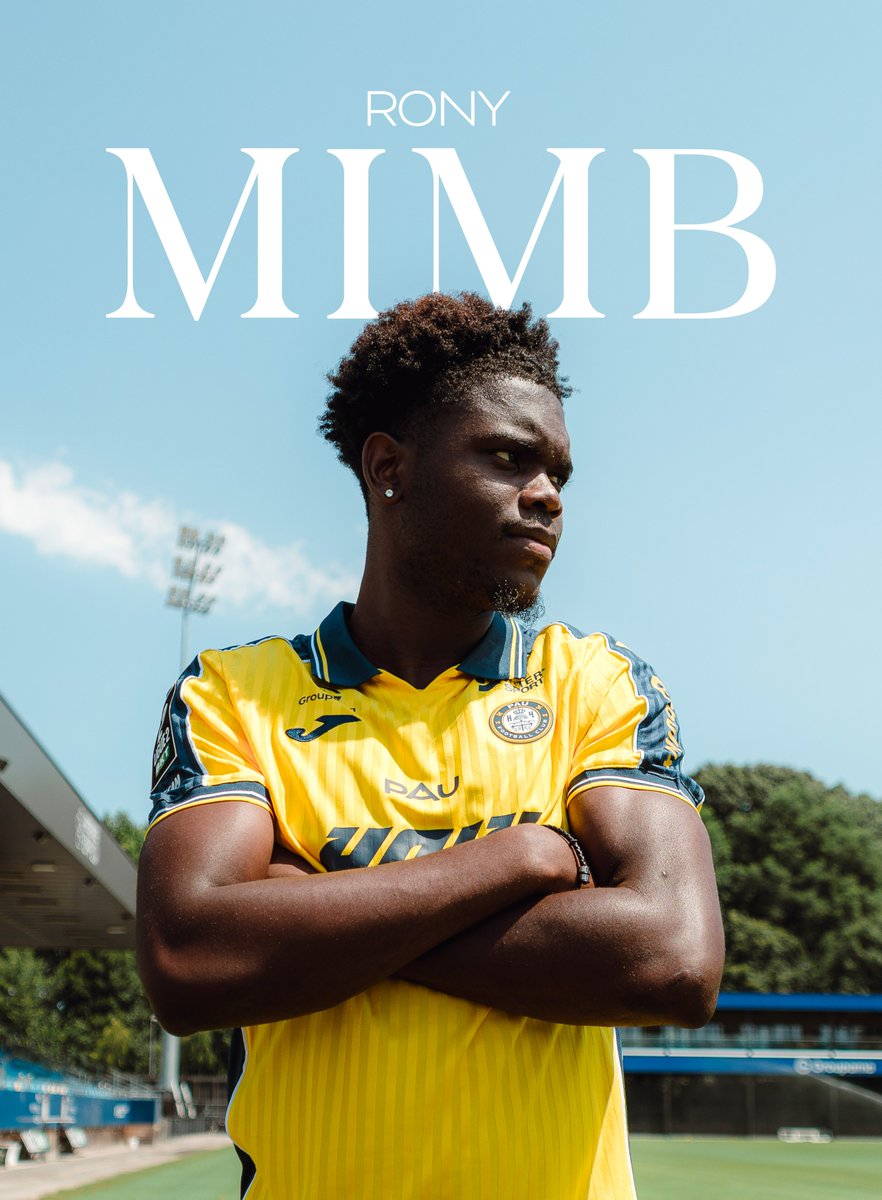 PauFootballClub's tweet photo. Rony Mimb est Palois. 👑
Le Pau FC et l’@OM_Officiel  se sont mis d’accord pour le transfert du nouveau numéro 22 Jaune et Bleu. https://t.co/K4dvod0miK
