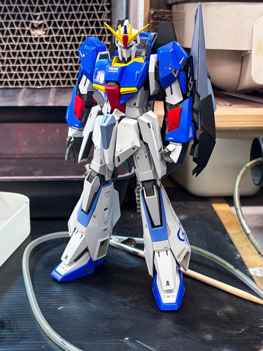 5110's tweet photo. 一旦これで完成にするけど、やはり塗装が難しい。機会があればもう一回作りたい。 https://t.co/NVYf7No7kv