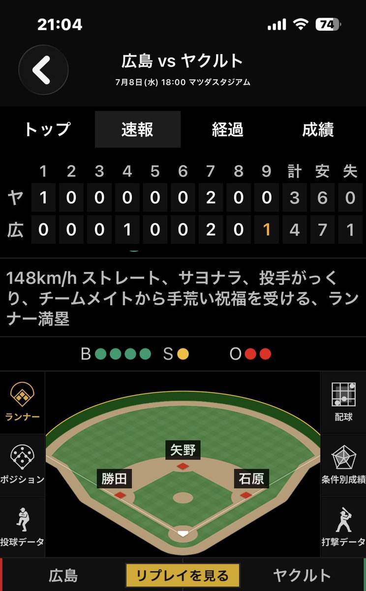 mongaikan45's tweet photo. ＃こいほー ＃広島カープ＃サヨナラ勝ち

今日もヤクルトにサヨナラ勝ち💝🎉🎊👍㊗️ https://t.co/oaLN11rTkt