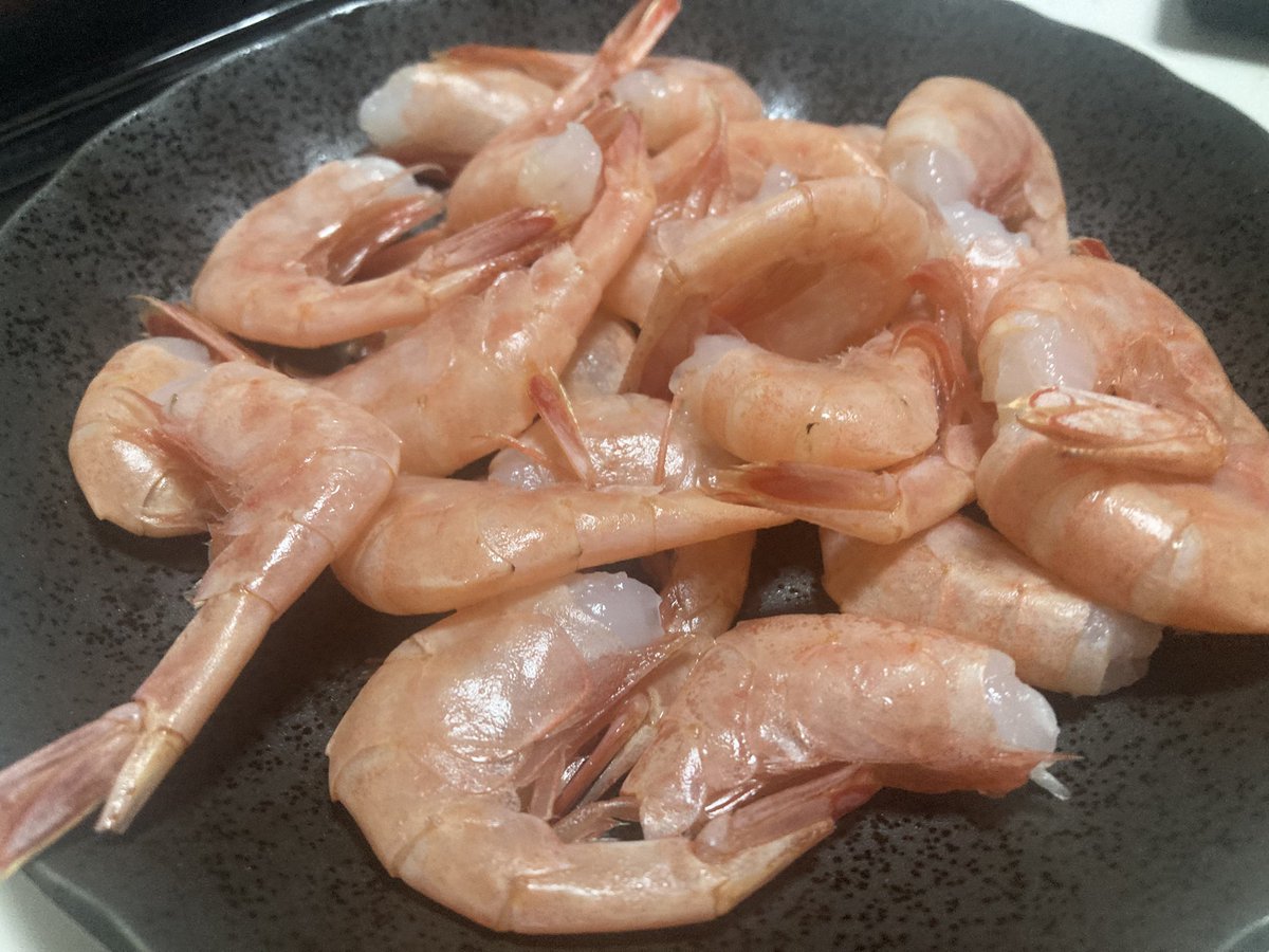 tomato_topia's tweet photo. 甘エビ🦐とアワビとエリンギのバター醤油炒め😋 https://t.co/YiEZyhe5GT