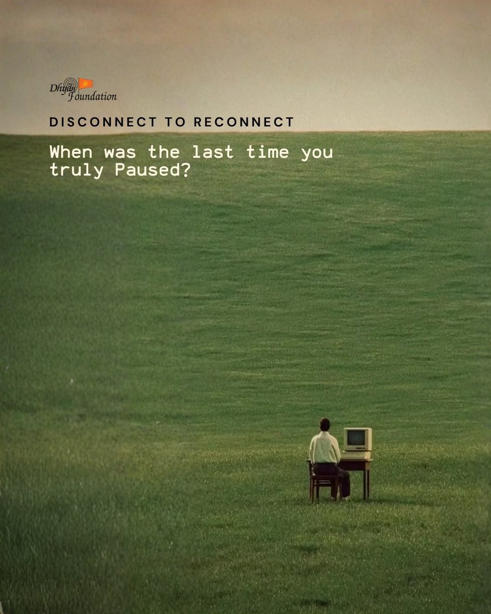 dhyanfoundation's tweet photo. When was the last time you truly disconnected… to reconnect?

Something transformative is coming this August. 

A life-changing retreat with Ashwini Guruji.

Stay tuned. ✨
Har Har Mahadev

#connectwithnature #wellness #transformation #spiritualretreat #ashwiniguruji https://t.co/wJXpvV3Vw4