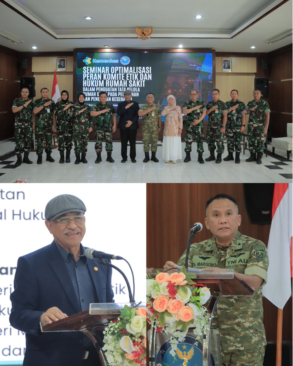 RspauH's tweet photo. Bangun Tata Kelola Berkelas, RSPAU Optimalkan Peran Komite Etik dan Hukum dalam Pelayanan dan Penelitian https://t.co/xnOiGQnlLX