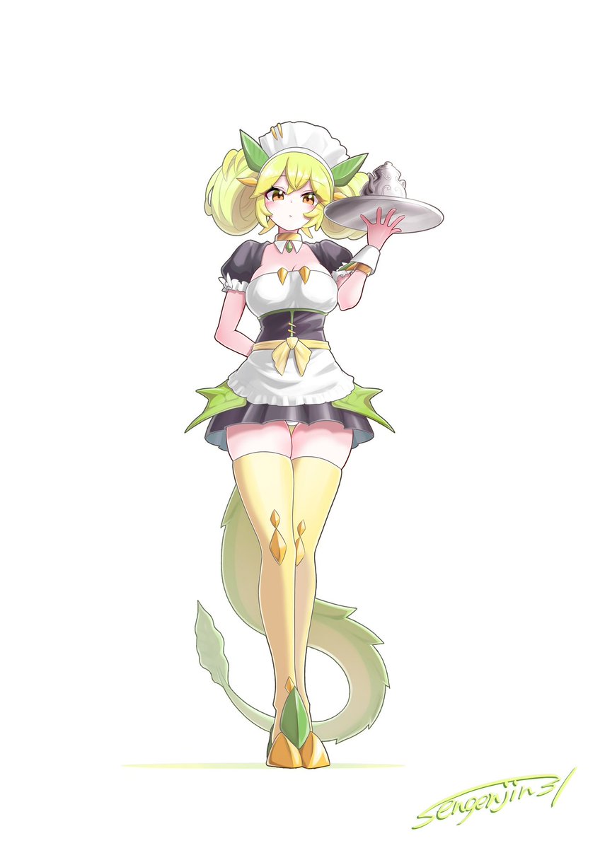 sengenjin31's tweet photo. 過去に何度か発表してますが、ドラゴンメイドではパルラが好きです。
七夕も過ぎて本格的に暑くなってきましたし。
パルラたんのビキニメイドVERSIONイラストなんて描いてみようかなって思ってる今日この頃で申し訳ございません。（パイロンオー様@pyronoh のいつもの口調のもろパクり） https://t.co/7hVO4YYurY