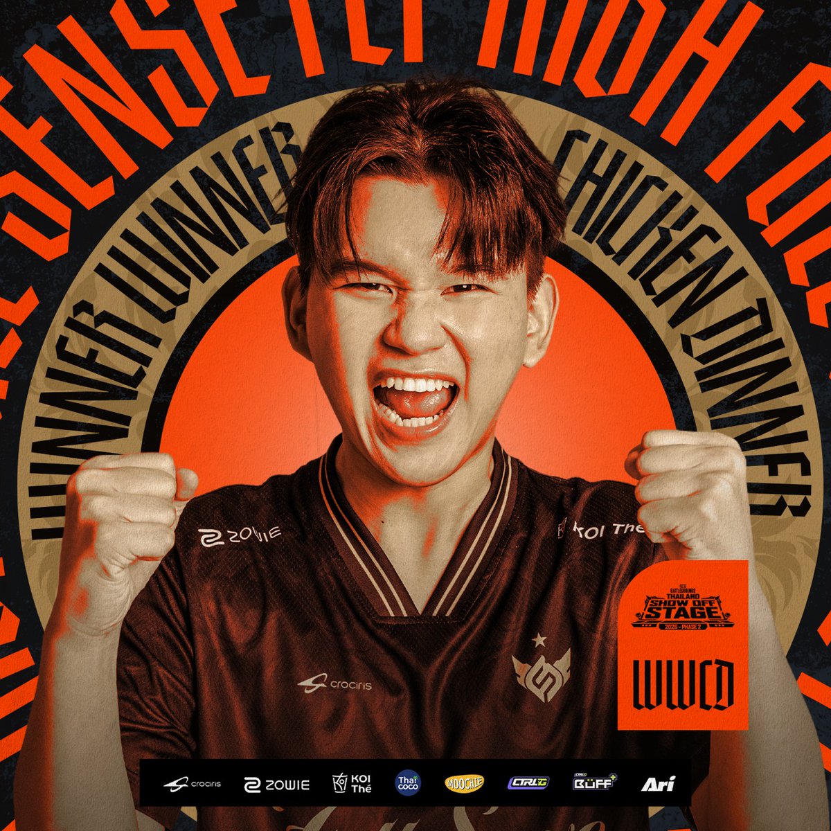 fullsense_gg's tweet photo. ไก่แรก ในรอบ show-off stage มาแล้ววค้าบ

#FULLSENSE #FSPUBG #FSFLYHIGH #PUBGThailandShowoffStage
#CROCIRIS #ZOWIE #KOITheThailand #ไทยโคโค่ #moochiepetfood #CtrlG #CtrlGBuFF #Ari https://t.co/nFZ21d21iU