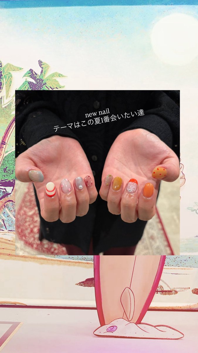 curesappe_D's tweet photo. 今月の爪、ミニオタニュアンスネイル https://t.co/FncQaVL17G