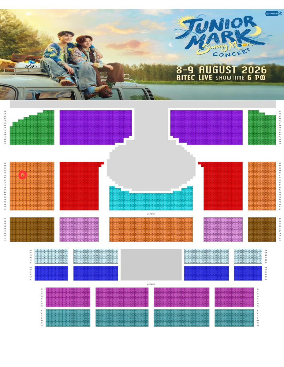 Monica7291's tweet photo. #wts JUNIOR MARK SunnyMoon CONCERT  IN BANGOK 
 🗓️ 7_8-9 AUGUST 2026
📍 BITEC LIVE
🎫 SECURED SLOTS 🎫
✅Zone A2
✅Zone B4 
Interfans ok!!
Dm✉️
 #JuniorMarkConcert
#GMMTV https://t.co/1ZeebbpcLb