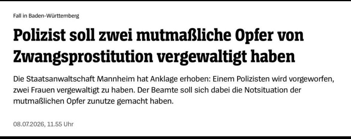 0_7_user's tweet photo. 11 Monate auf Bewährung, damit er nicht seien Job verliert oder 🤔 https://t.co/kmOFW0NWfl