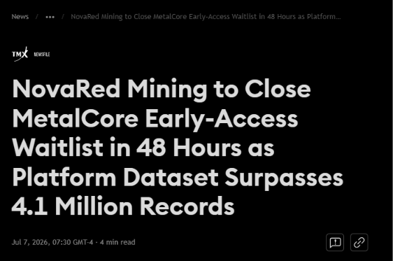 Thai_phantom's tweet photo. Not saying this is a gem yet, but it definitely made me stop scrolling. NRED is building something different with 4.1M+ geological records, including 1.5M geochemistry records and 800K+ deposit records. AI + mining is a combo I’m paying attention to.

$NOK $ONDS $DXYZ https://t.co/d8Xwm3R9hI