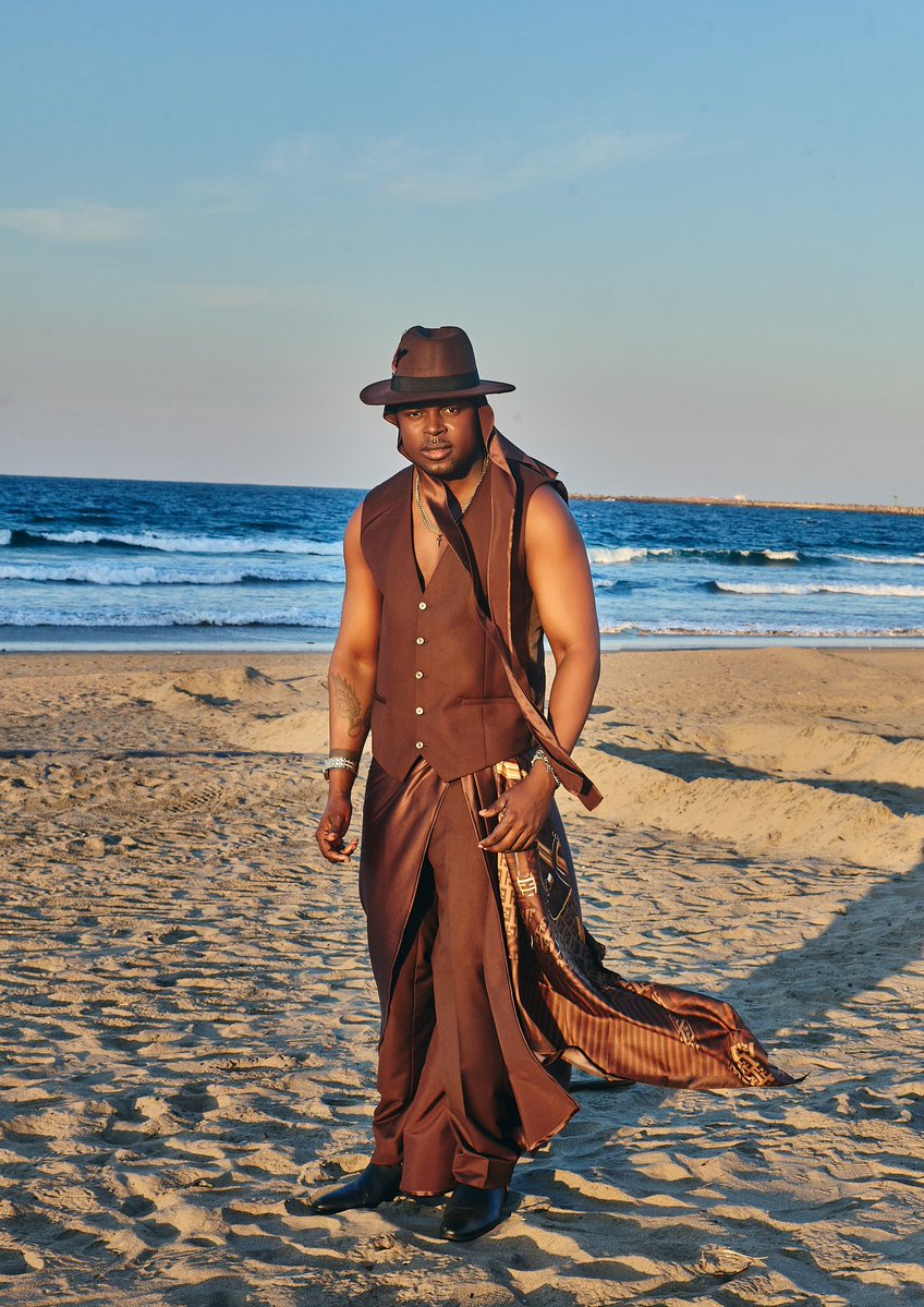 Nicksoulworld's tweet photo. Before we belonged to cities, we belonged to the earth. Every shade of brown carries a story older than memory. Today I don’t wear Africa—I return to it.” #durbanjuly2026  #Nicksoul  #richuncle 

@artbyeps 📷 
#countryallure
Song Gae : Nicksoul feat @judith_sephuma https://t.co/ncUNPGtJlN