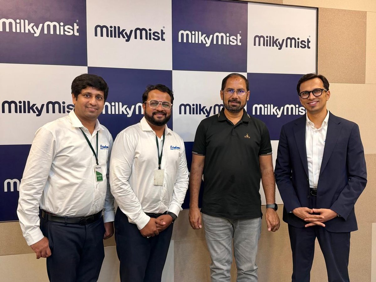 cmdmilkymist's tweet photo. A milestone in our journey.

We are pleased to share the inauguration of @Fristampumpsind's first-ever on-site 24x7 service station at the @MilkyMistIndia facility.

With 650+ Fristam hygienic pumps supporting our operations, this dedicated service initiative has been undertaken with the objective to achieve faster response times, real-time technical support and seamless maintenance and greater efficiency across our manufacturing processes.

This milestone reflects the growing partnership between Milky Mist and Fristam Pumps India, built on reliability and innovation.