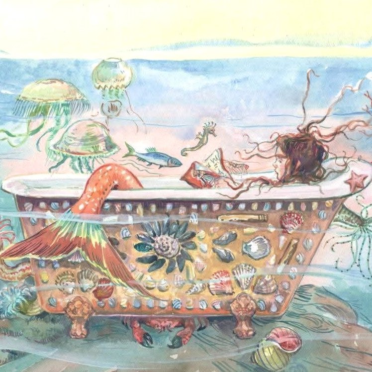 dreamyyarchive's tweet photo. pretty mermaid illustrations by claire fletcher 🧜🏼‍♀️ https://t.co/WHc655EUtn