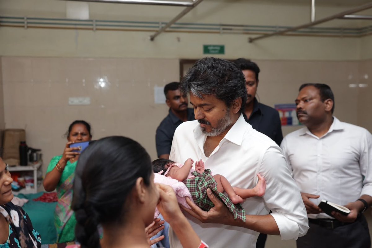 kolappan's tweet photo. He prefers not to speak, allowing his photographs to tell the story instead. Chief Minister C. Joseph Vijay at Egmore Children's Hospital https://t.co/t1v0CDMwhg