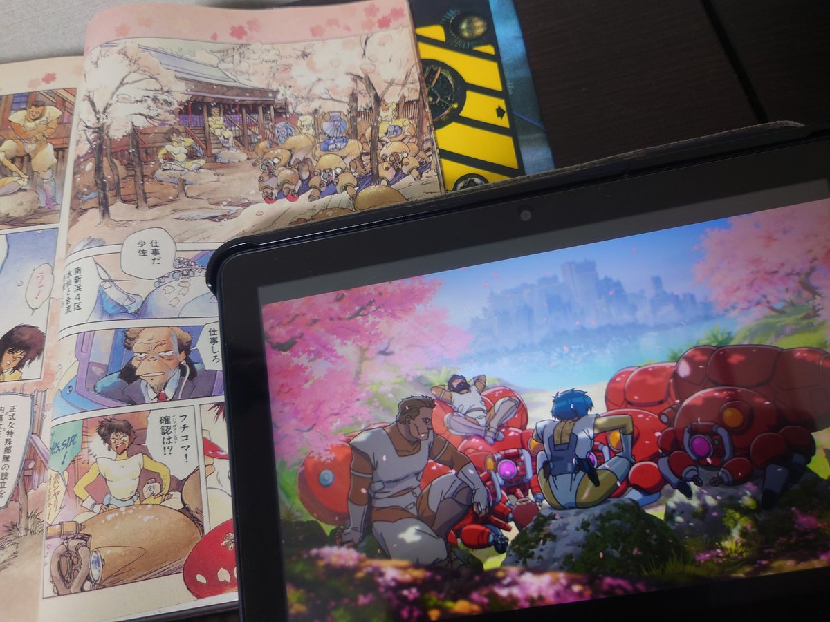 unknown001z's tweet photo. 攻殻機動隊の楽しみ方。
原作を読みながらアニメを観る。

多少前後したり、カットしたりしてるけど、ホントに原作準拠。

#攻殻機動隊 #theghostintheshell https://t.co/YtTAEid7Fn