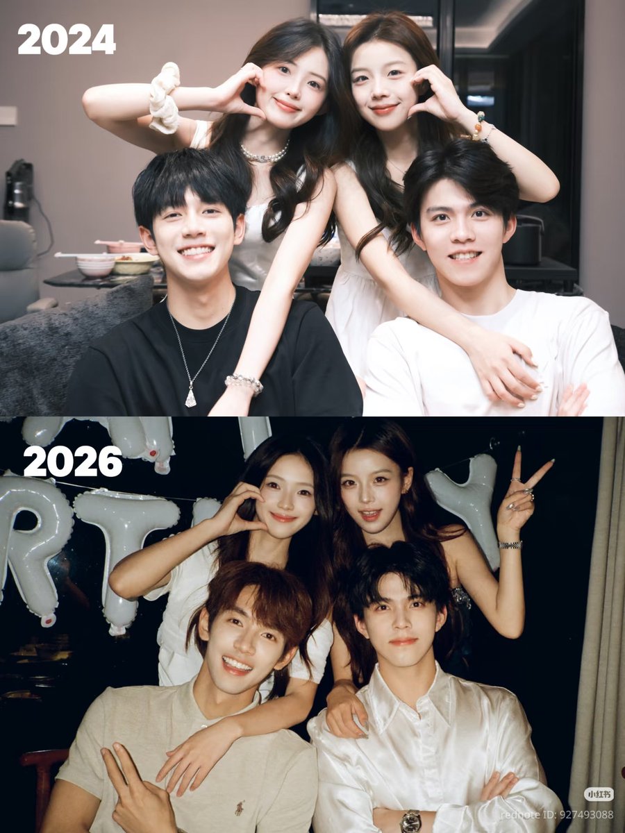 girlseayou's tweet photo. 2026 formasinya masih sama, dari 2023 mereka selalu ngumpul di ulang tahunnya luoluo (- tahun 2025 sama ah fan) 
#twinklelove3 #twinkleloves3 https://t.co/iK5c6152Py