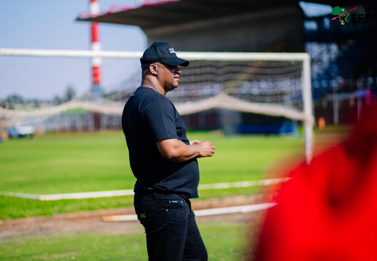 EFFSouthAfrica's tweet photo. ♦️In Pictures♦️

The EFF leadership, led by Secretary-General @DlaminiMarshall, together with service providers, and members of the media conducted a site inspection at Thohoyandou Stadium ahead of the EFF’s 13th Anniversary and Manifesto Launch, which will take place on 25 July 2026.

All roads lead to Thohoyandou Stadium for the festival of the poor.

#EFFTurns13