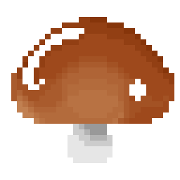 Radar_GameLove's tweet photo. I drew a mushroom.
My pixel art is still childish...
32 pixel
tool：aseprite
#pixelartㅤㅤㅤㅤ 
#ドット絵 https://t.co/8nMtcHI7ue