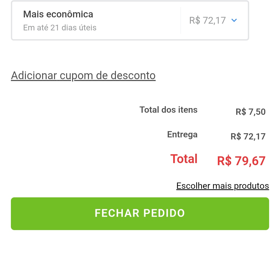 sr_terrornifica's tweet photo. Eu queria muito comprar linha num site super em conta. A peste do frete https://t.co/cxljb4jpuV