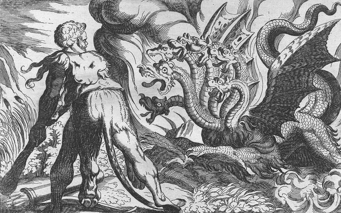 HectorBraojos's tweet photo. 🐍 #Hércules luchando contra la #hidra de Lerna - Antonio Tempesta (1555-1630). https://t.co/VpYc5OS1TT