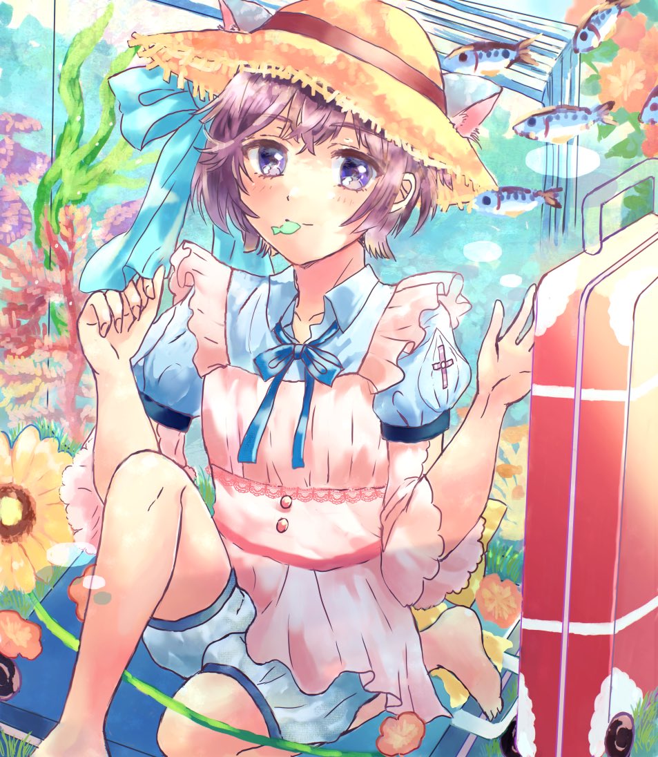 yuri_star85's tweet photo. #夏の創作クラスタフォロー祭り
#絵描きさんと繋がりたい
夏は生まれの季節なので、親近感がありモチーフも今年たくさん描いてます🌺🐠
ファンタジーな絵や創作漫画も描くのが好きなので同志、仲間の人と仲良くなりたいです❣️🫧よろしくお願いします🙌 https://t.co/hiuru1HPy8