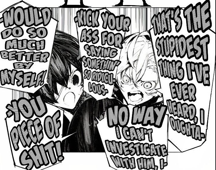 gloomstoevsky's tweet photo. Skk cursing Mori out https://t.co/t5Jlzf6zZX