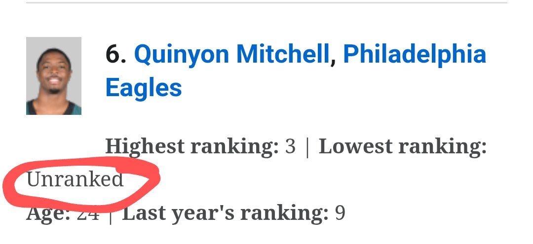 thomasrp93's tweet photo. Whatever scout, coach, or exec who had Quinyon Mitchell unranked needs to be re-evaluated.

#Eagles https://t.co/qPabGpIVdG