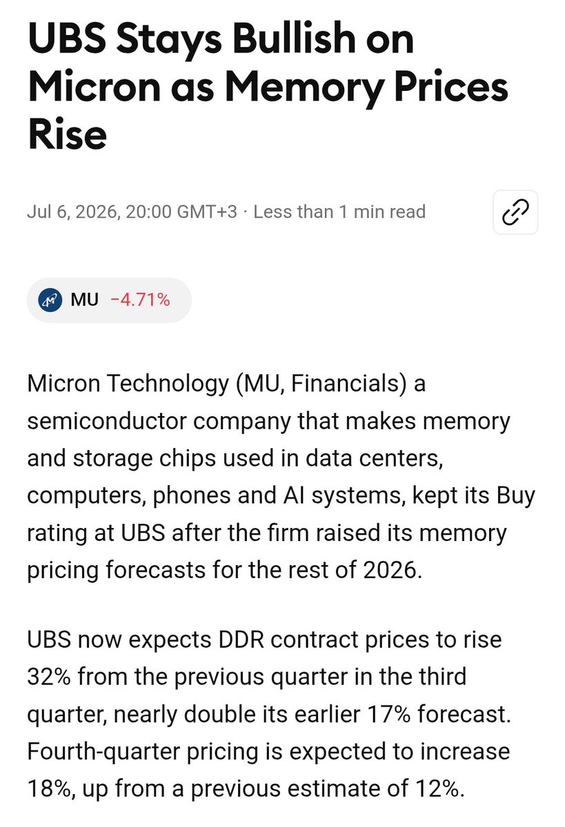 AdnanTruth's tweet photo. $MU is dead🚀🚀🚀 https://t.co/dcvPAz0EwQ