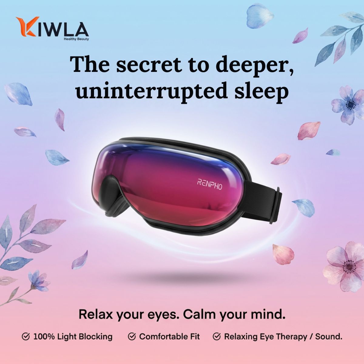 thekiwla's tweet photo. Rest better every night with a comfortable sleep mask that helps you wake up refreshed. 🛌 

Relax your eyes, refresh your day.🌟 

#SleepMask #DeepSleep #healthybeauty @thekiwla 

https://t.co/8Sb10NCJEh https://t.co/0T8LdBbQCI