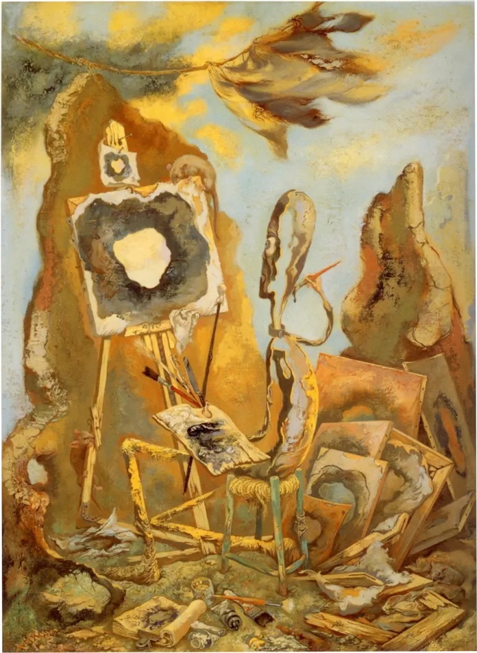 絵画 No,1 ジョージ・グロス （George Grosz、1893-1959） 『穴の画家Ⅰ』 （The