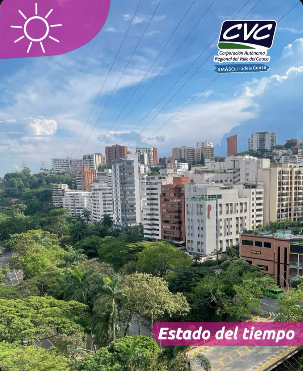 CvcAmbiental's tweet photo. El potencial de precipitaciones se estima medio-bajo para el día de hoy, con un incremento significativo hacia el rango de potencial alto para mañana debido al avance de flujos húmedos desde el Pacífico. 

✅ Región Andina: Se esperan cielos parcialmente cubiertos con predominio de tiempo seco e índices de radiación global elevados durante el día. Hacia horas de la noche, se prevé el desarrollo de nubosidad baja con probabilidad de lluvias ligeras e intermitentes de carácter sectorizado.
✅ Región Pacífica: Se anticipan cielos de parcial a mayormente nublados, registrando lluvias ligeras sectorizadas alternadas con intervalos secos durante el día. En horas de la noche, la actividad convectiva aumentará, generando precipitaciones de intensidad variable, especialmente sobre el sector del litoral.
✅ PRONÓSTICO DEL TIEMPO PARA CALI: Predominio de cielos parcialmente cubiertos con condiciones predominantemente secas y ambiente cálido durante el día. En horas de la noche, se proyecta un aumento en la cobertura nubosa con probabilidad de lluvias de ligeras a moderadas. 

👉🏼 Pronóstico para mañana:
✅ Región Andina: Se prevén cielos de parcialmente cubiertos a nublados. Continuará el predominio de tiempo seco durante gran parte del día; sin embargo, en horas de la noche se espera una mayor inestabilidad atmosférica, favoreciendo lluvias de intensidad variable en diversos sectores de la región.
✅ Región Pacífica: Se anticipan cielos mayormente nublados con lluvias de ligeras a moderadas, alternadas con breves periodos secos durante el día. Hacia horas de la noche, se espera una intensificación de las precipitaciones, siendo más probables y persistentes sobre la línea del litoral y zonas marítimas adyacentes.
✅ PRONÓSTICO DEL TIEMPO PARA CALI: Se esperan cielos parcialmente cubiertos con predominio de tiempo seco y alta sensación térmica durante las horas diurnas. Hacia la noche, el incremento de la humedad y la inestabilidad favorecerá el desarrollo de núcleos convectivos, dando paso a lluvias de intensidad variable.