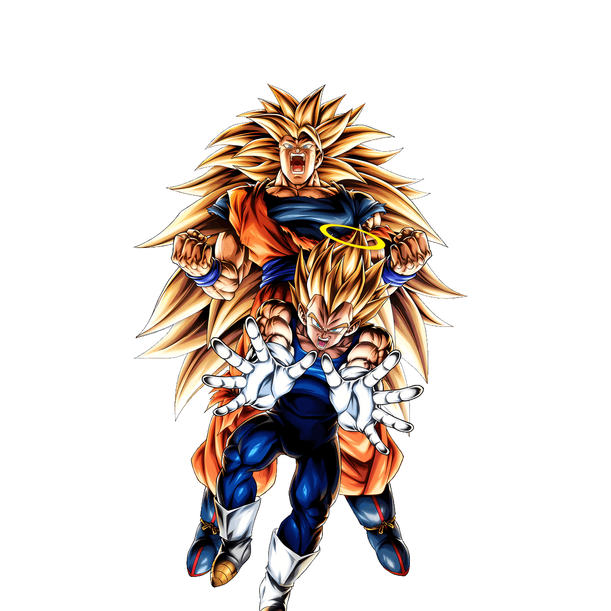 KuwaDesigns's tweet photo. [DBL97-01U] Super Saiyan 3 &amp; Super Saiyan 2 Goku &amp; Vegeta 

#DBLegends #レジェンズ https://t.co/Bj5oQOvK0v