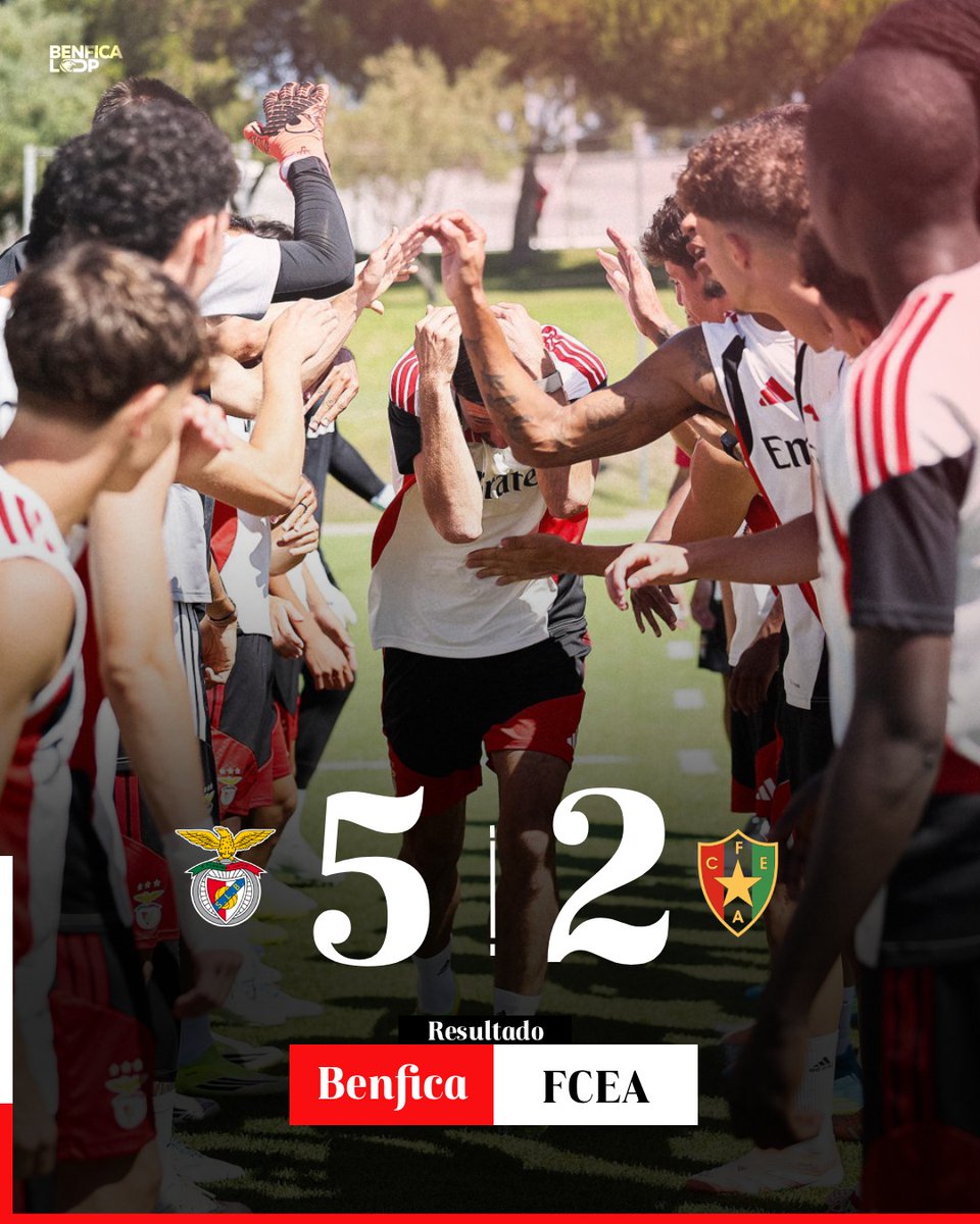 Benficaloop_'s tweet photo. 🚨 ÚLTIMA HORA: BENFICA VENCE FC ESTRELA DA AMADORA POR 5-2 EM JOGO PARTICULAR DE PRÉ-ÉPOCA, À PORTA FECHADA! 😍 https://t.co/rwNFCPKvFR