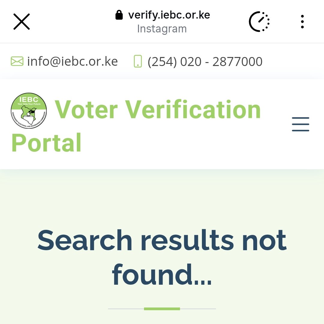 kahi_lundu's tweet photo. @IEBCKenya how long does it take to reflect a changed vote? I moved my polling station about a month ago and I can't find myself on verification. https://t.co/l9H2YmVZS0