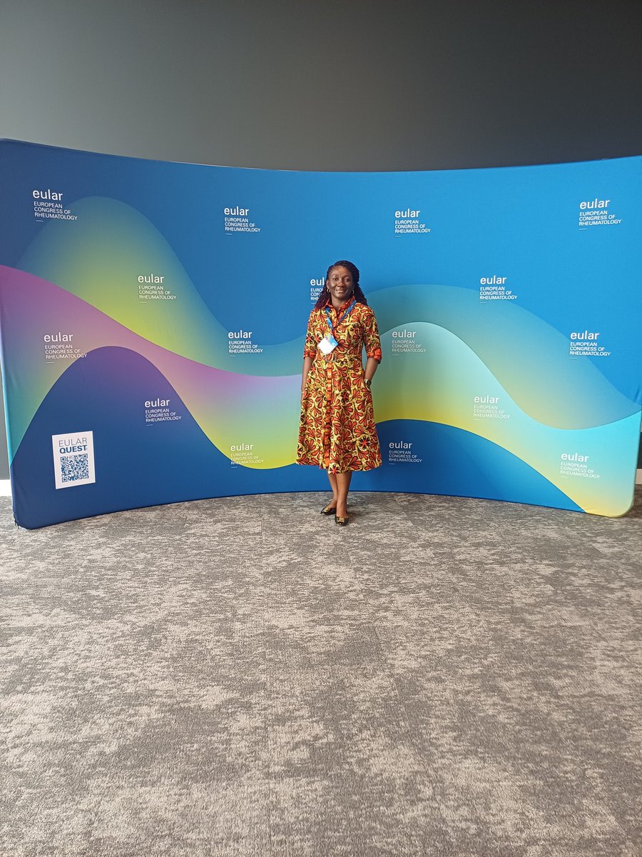 RheumtoBloom's tweet photo. First there was 1, then 7
EULAR 2026 was absolutely 💯 fun with my Ghanaian rheumatology FITs. First major rheumatology conference. Building aspirations 🥰
#training #rheumtogrow #FIT #EULAR26 https://t.co/KowNKSJmED