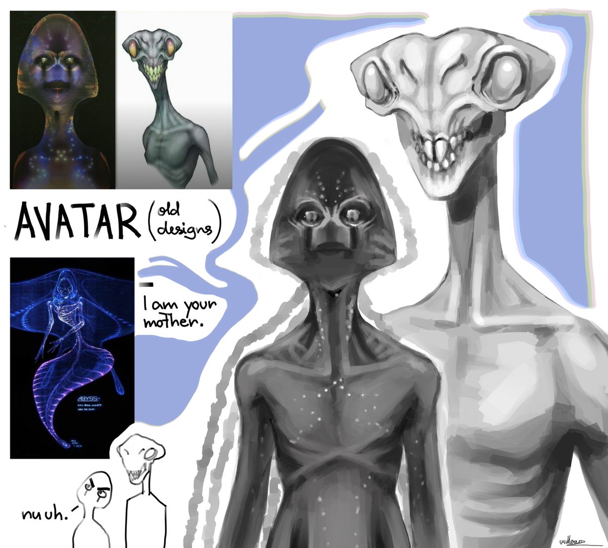 vrillonez's tweet photo. i love the early na’vi concept arts #avatar https://t.co/6K5xHntb5D
